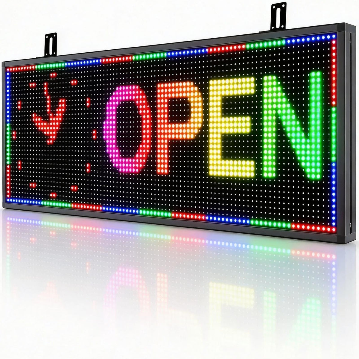 P3 Outdoor Programmable LED Sign, Full Color Digital Display for Business