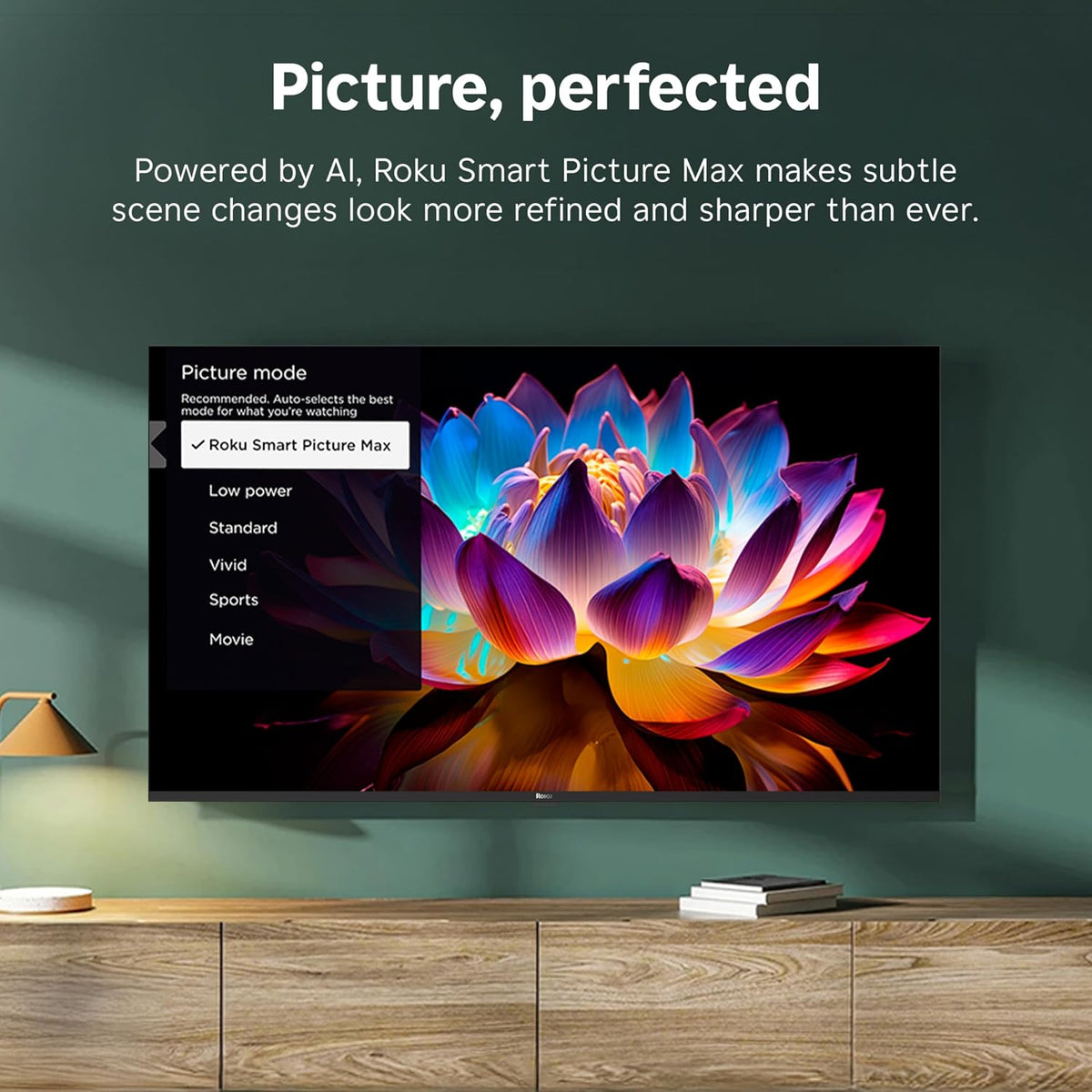 Roku 55-Inch Plus Series Smart TV - 4K QLED Mini-LED TV - RokuTV