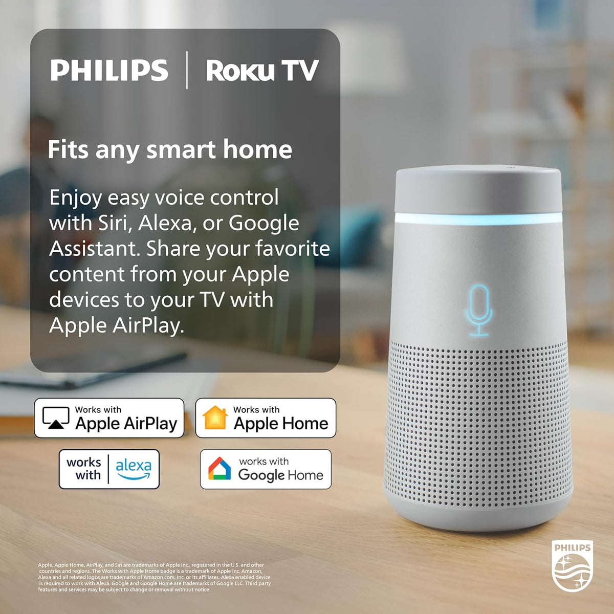 PHILIPS 50 Inch 4K QLED Roku TV, 7985 Series with Ambilight, UHD 2160p, HDR