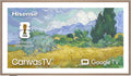 Hisense 55â Hi-QLED S7 CanvasTV Series 4K UHD Google Smart Art TV (55S7SG, 2026 New) - 144Hz, Art Mode, Anti-Glare Panel, Dolby Vision HDR, Hi-Matte Display, Frame & UltraSlim Wall Mount Included
