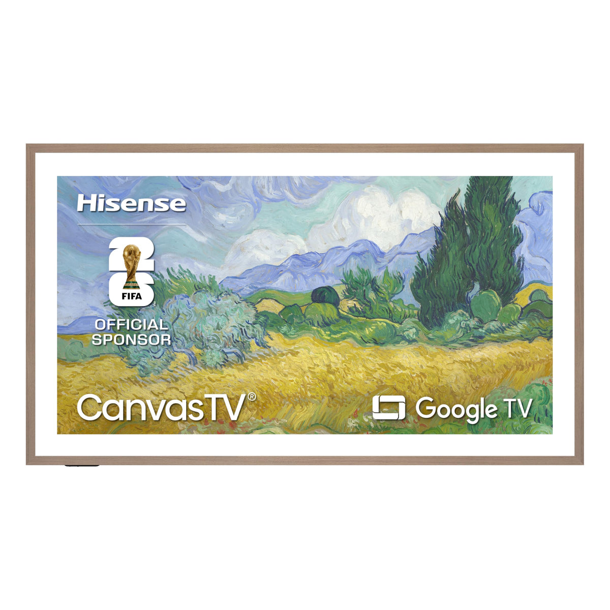 Hisense 55â Hi-QLED S7 CanvasTV Series 4K UHD Google Smart Art TV (55S7SG, 2026 New) - 144Hz, Art Mode, Anti-Glare Panel, Dolby Vision HDR, Hi-Matte Display, Frame & UltraSlim Wall Mount Included