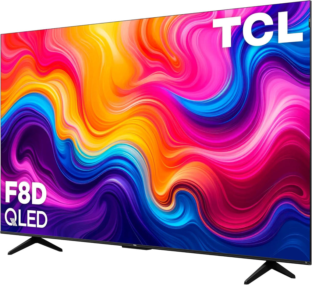 TCL 75-Inch F8D Series 4K QLED Smart TV (75F8D, 2026 Model) with Dolby Vision HDR and Dolby Atmos, Game Accelerator 288 and VRR for Sports and Gaming | Fire TV, Alexa+, 120Hz Refresh, LED Backlighting