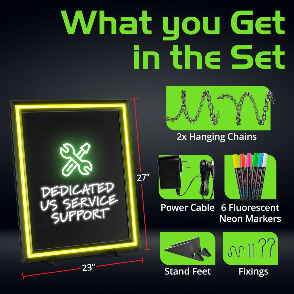 LED Open Sign for Business with Programmable Business Hours â Green Light Innovations Bluetooth App, 4,000+ Color Combos, Flash/Scroll/Neon Modes, 100,000-Hr LEDs, 3-Year Warranty, 15Ã16.5 in