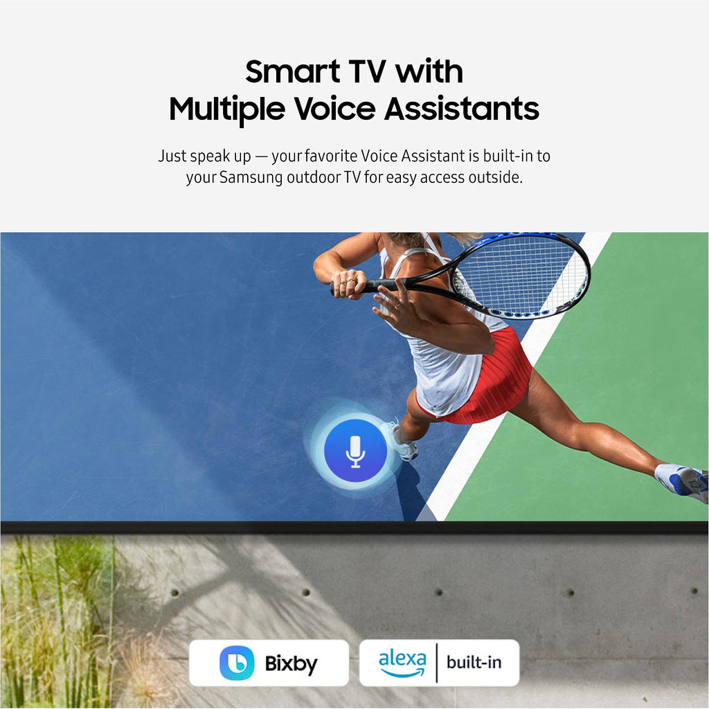 SAMSUNG 75-Inch Class QLED 4K The Terrace Full Sun Outdoor, Direct Full Array 16x, Weather Resistant, Wide Viewing Angle, Anti-Glare Smart TV w/ Alexa Built-In (QN75LST9TAFXZA, Latest Model)