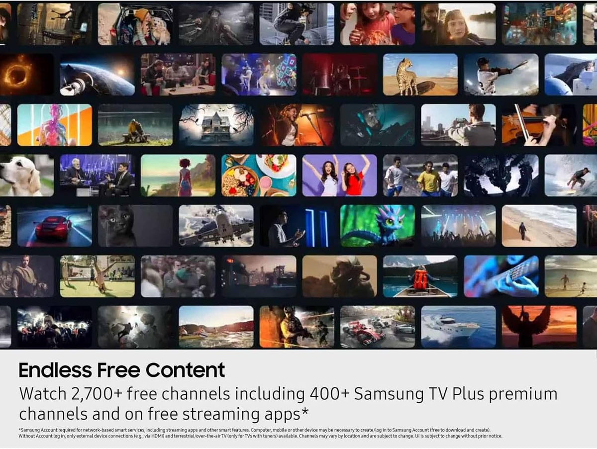 Samsung 43 Inch Smart TV 2025 Class U8000 Series Crystal UHD 4K Smart Tizen TV with Bluetooth, Motion Xcelerator(Renewed)