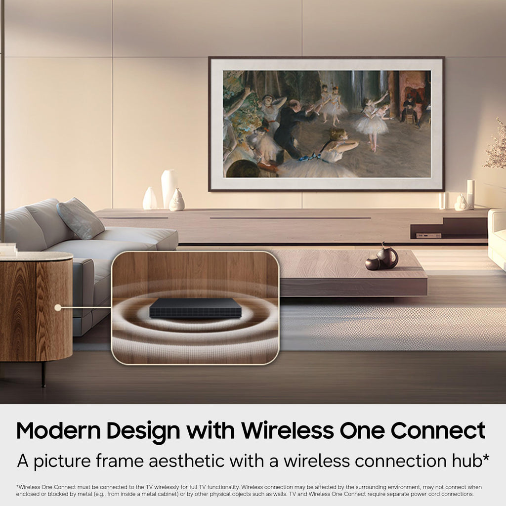 Samsung 55-Inch Class The Frame LS03HE Series Samsung Vision AI Smart TV (2026 Model, 55LS03HE) Glare Free with QLED, Art Mode Store, Slim Fit Wall Mount Included, Alexa Built-in