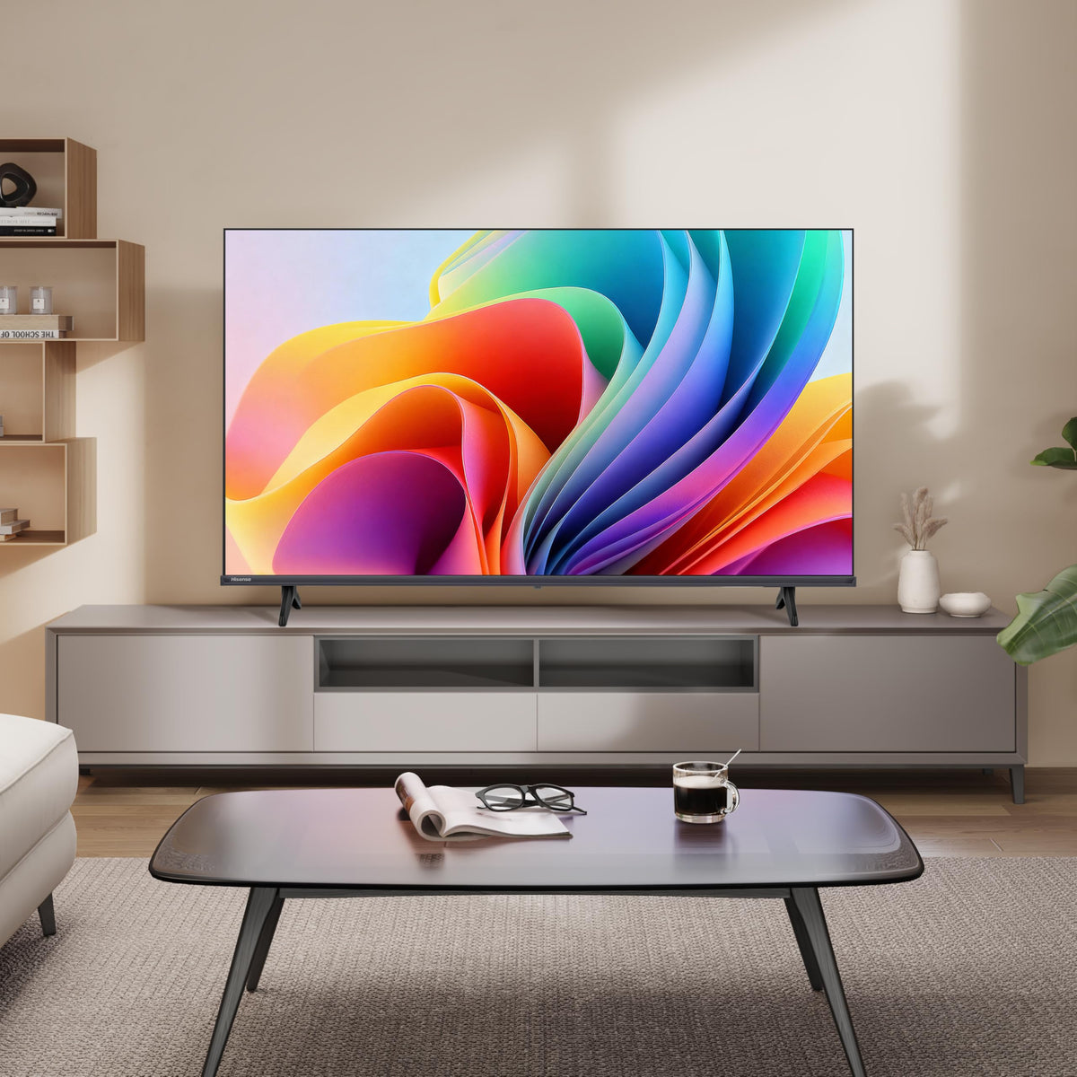 Hisense 32-Inch Class A4 Series HD 1080p Smart VIDAA TV (32A4NV, 2026 Model) - DTS Virtual: X, Noise Reduction, AI Sports Mode, Apple Airplay & Apple Home, Alexa Built in