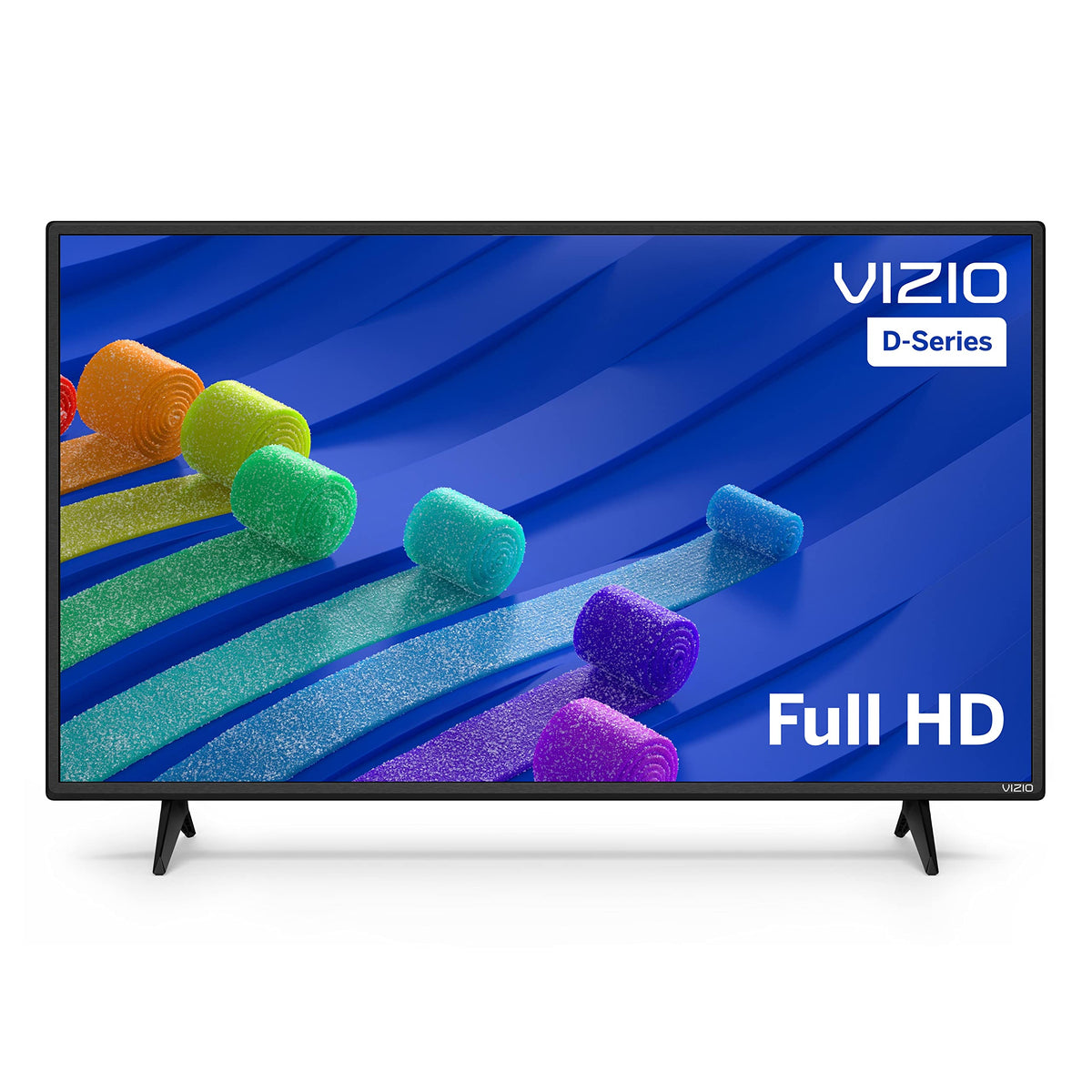 VIZIO 24-inch D-Series Full HD 1080p Smart TV with Apple AirPlay and Chromecast Built-in, Alexa Compatibility, D24f4-J01, 2021 Model