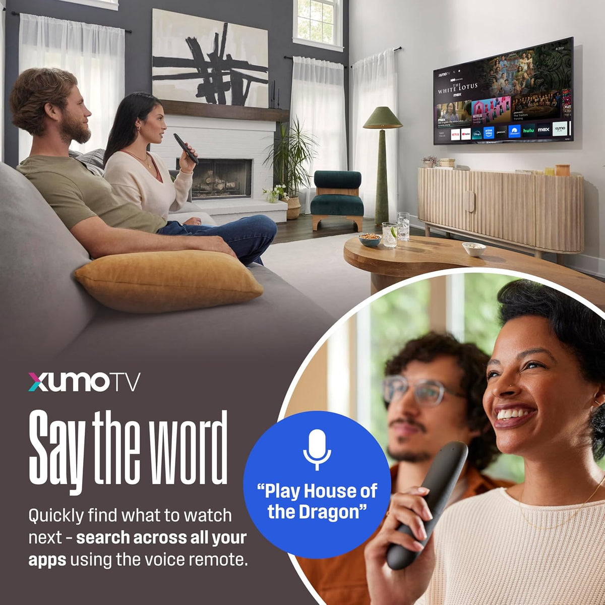 Westinghouse 24-inch Smart TV, HD Xumo TV with Full Function Voice Remote, Flat Screen Television w/Dolby Atmos, Bluetooth, Apple AirPlay, Wi-Fi & Mobile Connectivity