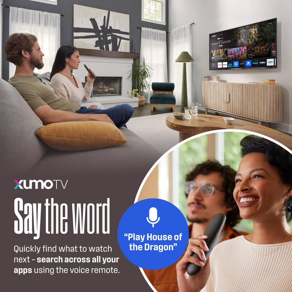 Westinghouse 24-inch Smart TV, HD Xumo TV with Full Function Voice Remote, Flat Screen Television w/Dolby Atmos, Bluetooth, Apple AirPlay, Wi-Fi & Mobile Connectivity