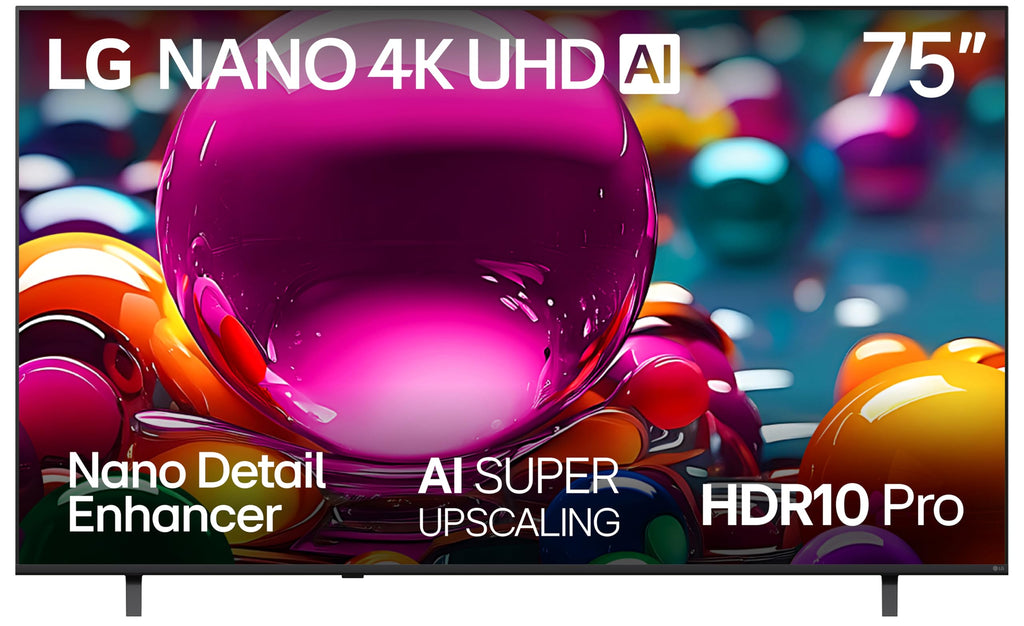 LG 65-Inch Class Nano AI 4K NU85 Series Smart TV w/AI Sound Pro, HDR10, AI 4K Super Upscaling, Filmmaker Mode, Wow Orchestra, Compatible with Alexa (65NU850BPUA, 2026)