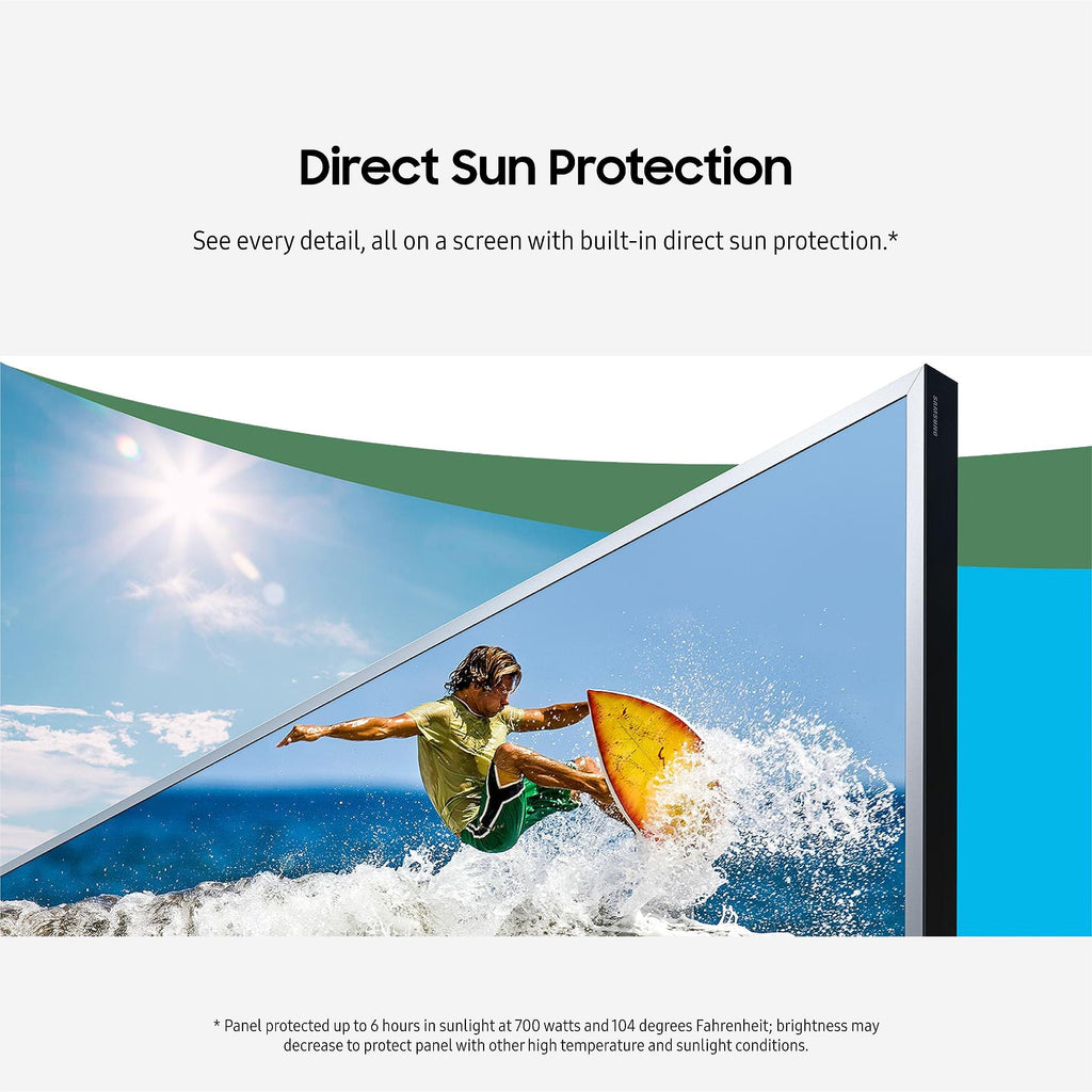 SAMSUNG 75-Inch Class QLED 4K The Terrace Full Sun Outdoor, Direct Full Array 16x, Weather Resistant, Wide Viewing Angle, Anti-Glare Smart TV w/ Alexa Built-In (QN75LST9TAFXZA, Latest Model)