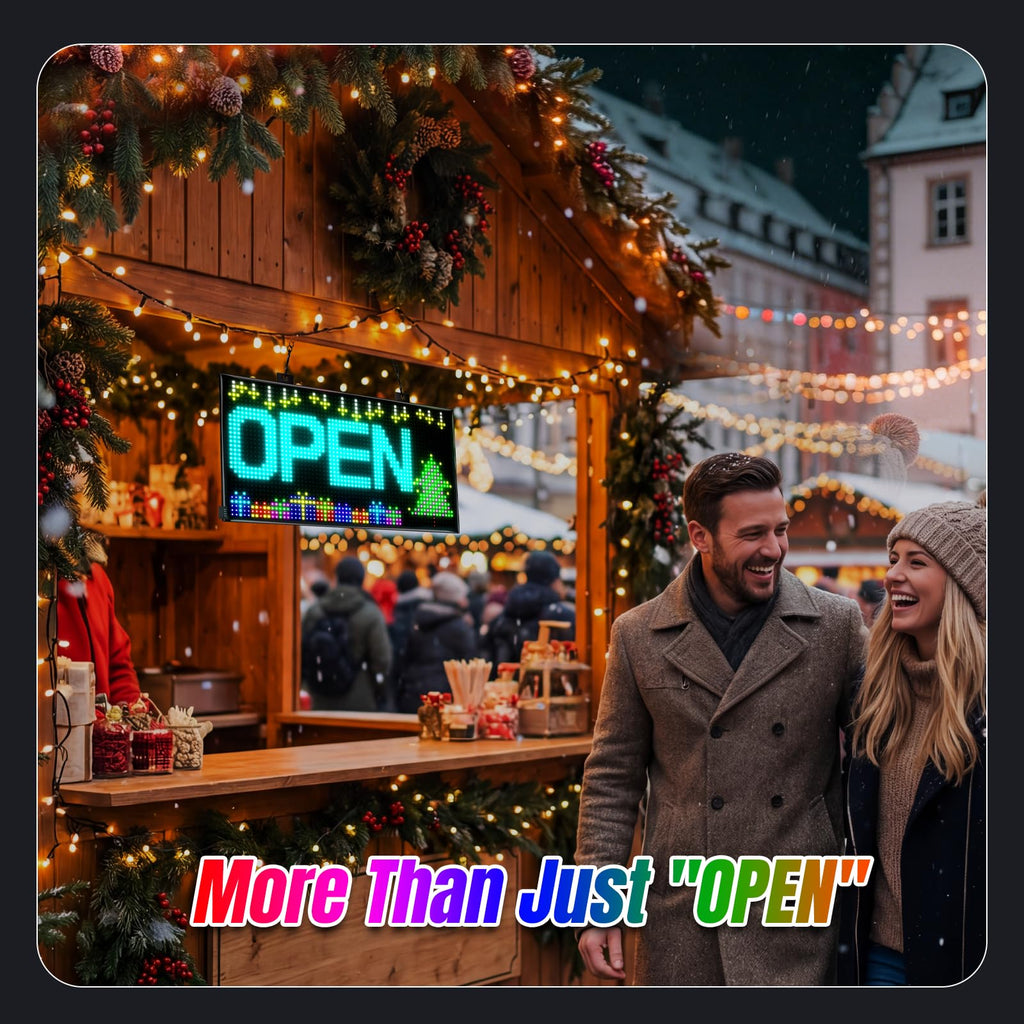 LED signs for business,APP control DIY text,LED window ads display screen