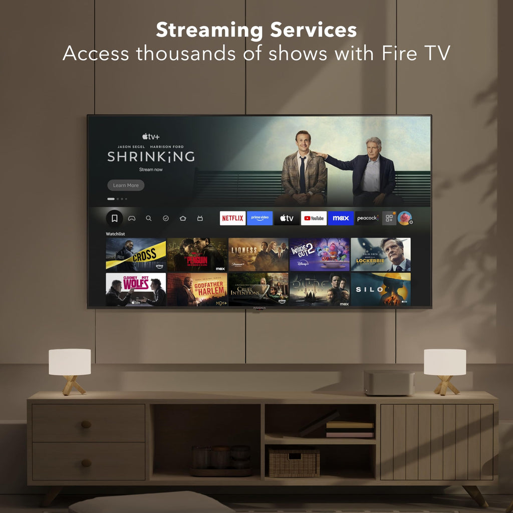 INSIGNIA 55-inch Class QF Series LED 4K UHD QLED Smart Fire TV with Alexa Voice Remote (NS55-UQFL26)