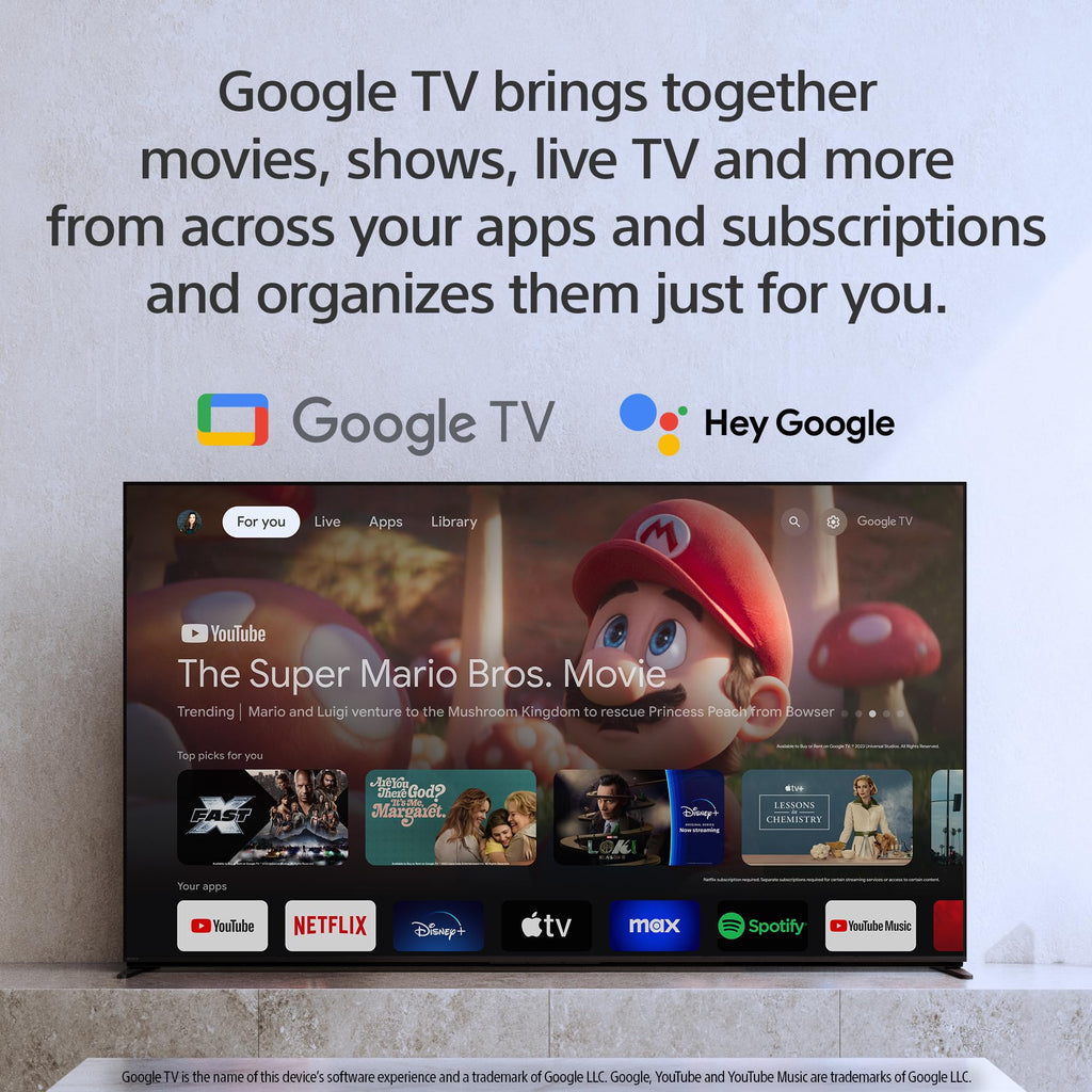 Sony 65 Inch BRAVIA 3 LED 4K HDR Smart Google TV (K-65S30)
