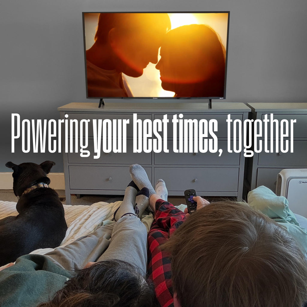 Westinghouse Roku TV - 40 Inch Smart TV, FHD QLED Television w/Dolby Digital+, Wi-Fi & Mobile App Connectivity, Flat Screen, Bluetooth, Compatible w/Apple AirPlay, Alexa, & Google Assistant