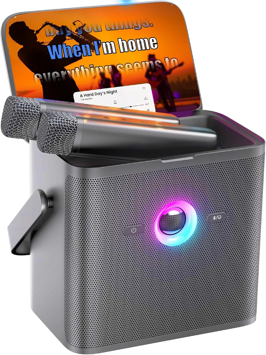 Ikarao Karaoke Machine with Lyrics Display, Professional Karaoke System