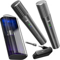 Ikarao Wireless Karaoke Microphone, UV Self-Cleaning Case, 2 Mics for JBL