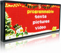 P6 Programmable LED Sign,Full Color Digital Message Board 40"X17"