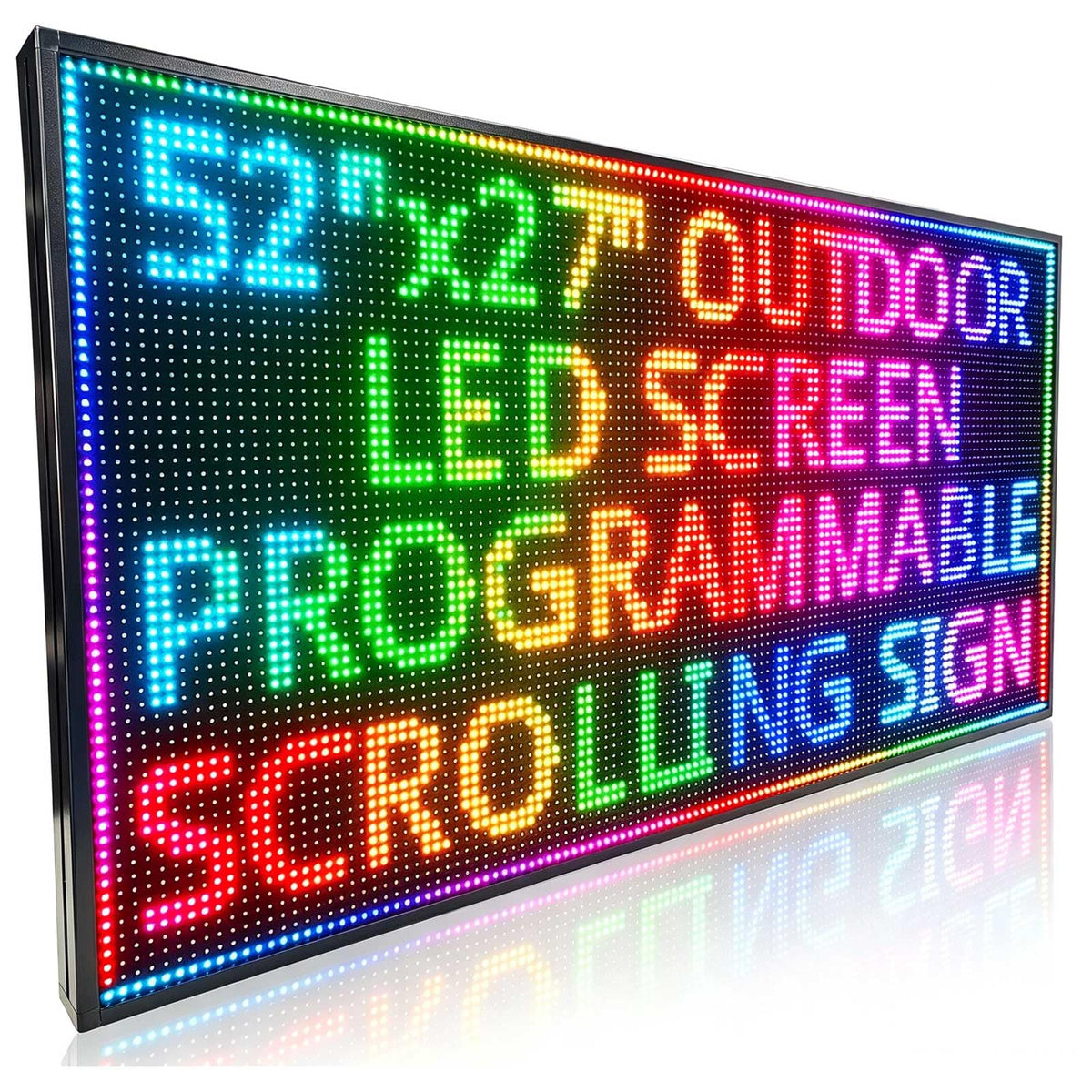 Led Sign Outdoor Programmable Scrolling Digital Open Neon P10 39''x14''