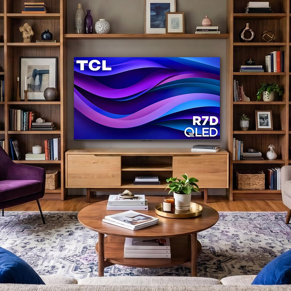TCL 75-Inch Class R7D Series 4K UHD HDR Roku Smart TV | Game Accelerator 120, FullView Bezel-Less Design | Television for Living Room & Home Theater (75R7D, 2026) Streaming Live News, Sports & Movies