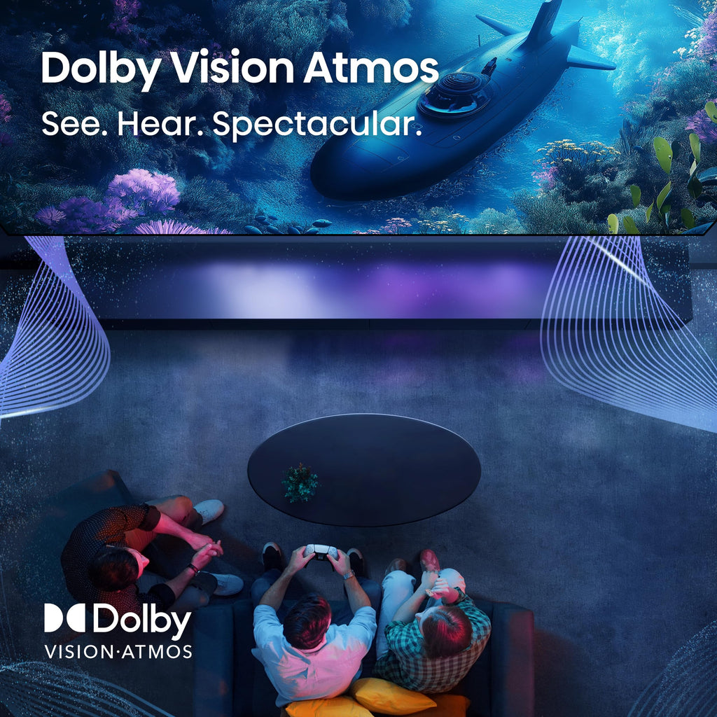 Hisense 75" E6 Cinema Series Hi-QLED 4K UHD Smart Fire TV (75E6QF) - AI Light Sensor, Dolby Vision Â· Atmos, Voice Remote with Alexa, Motion Rate 120, HDR 10+ Adaptive, Game Mode Plus