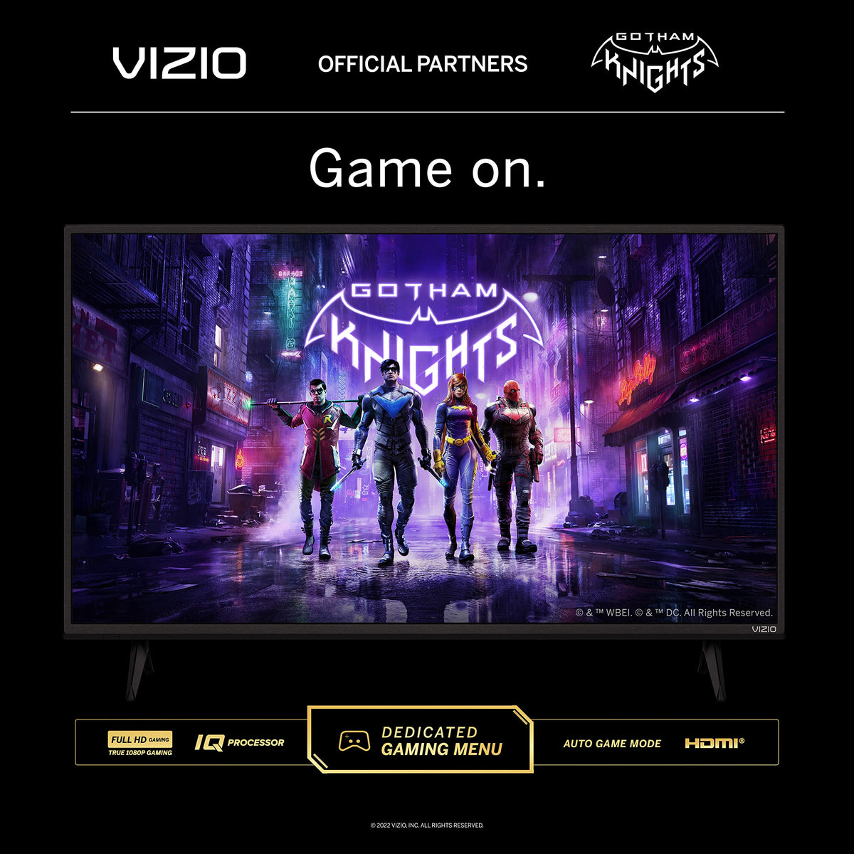 VIZIO 24-inch D-Series Full HD 1080p Smart TV with Apple AirPlay and Chromecast Built-in, Alexa Compatibility, D24f4-J01, 2021 Model