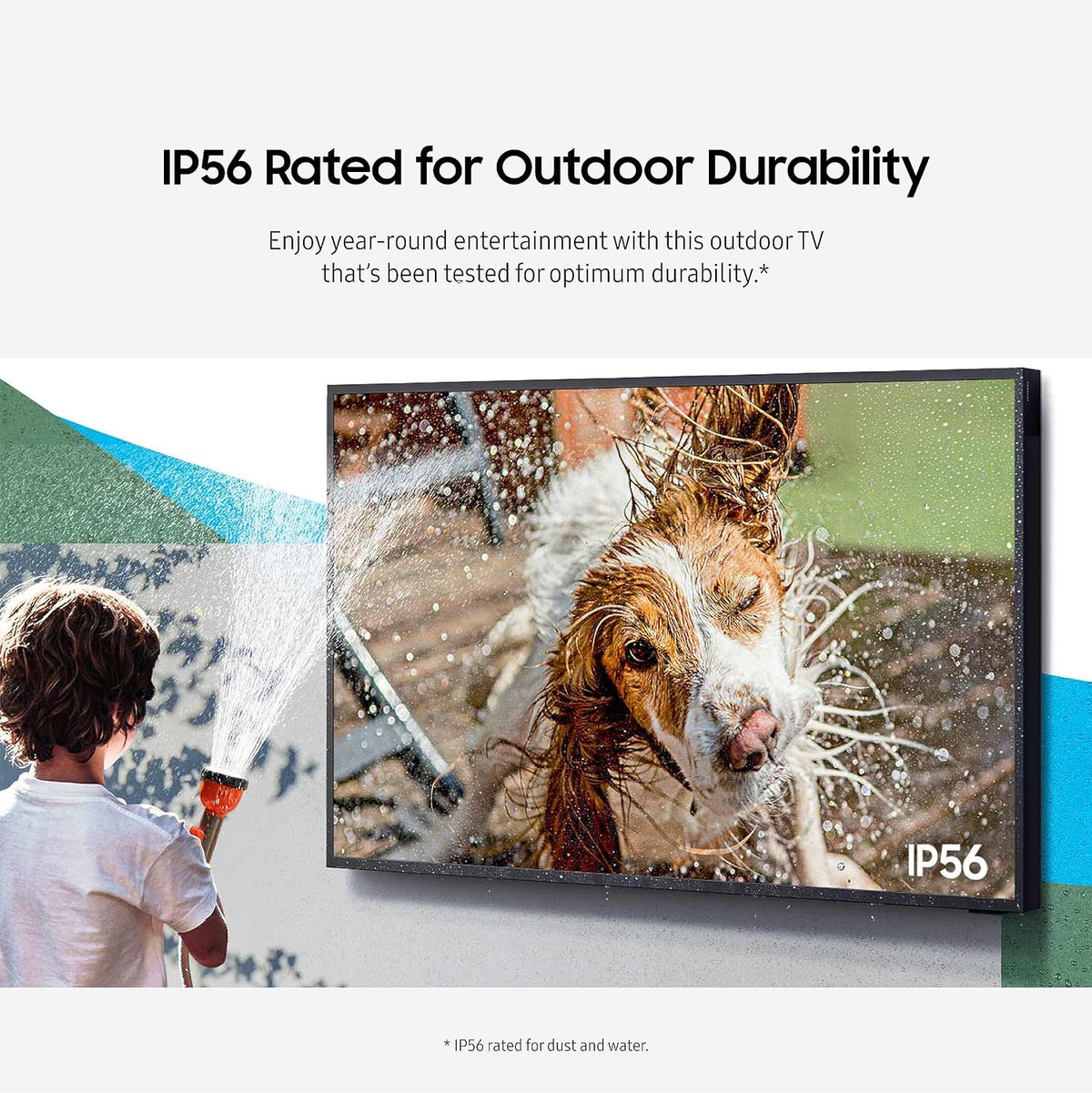 SAMSUNG 85-inc Class Neo QLED 4K The Terrace Full Sun Outdoor Series, Ultra Bright Picture, IP56, Wide Viewing Angle, Quantum HDR+ Smart TV w/Alexa (QN85LST9C, 2023 Model) (Renewed)