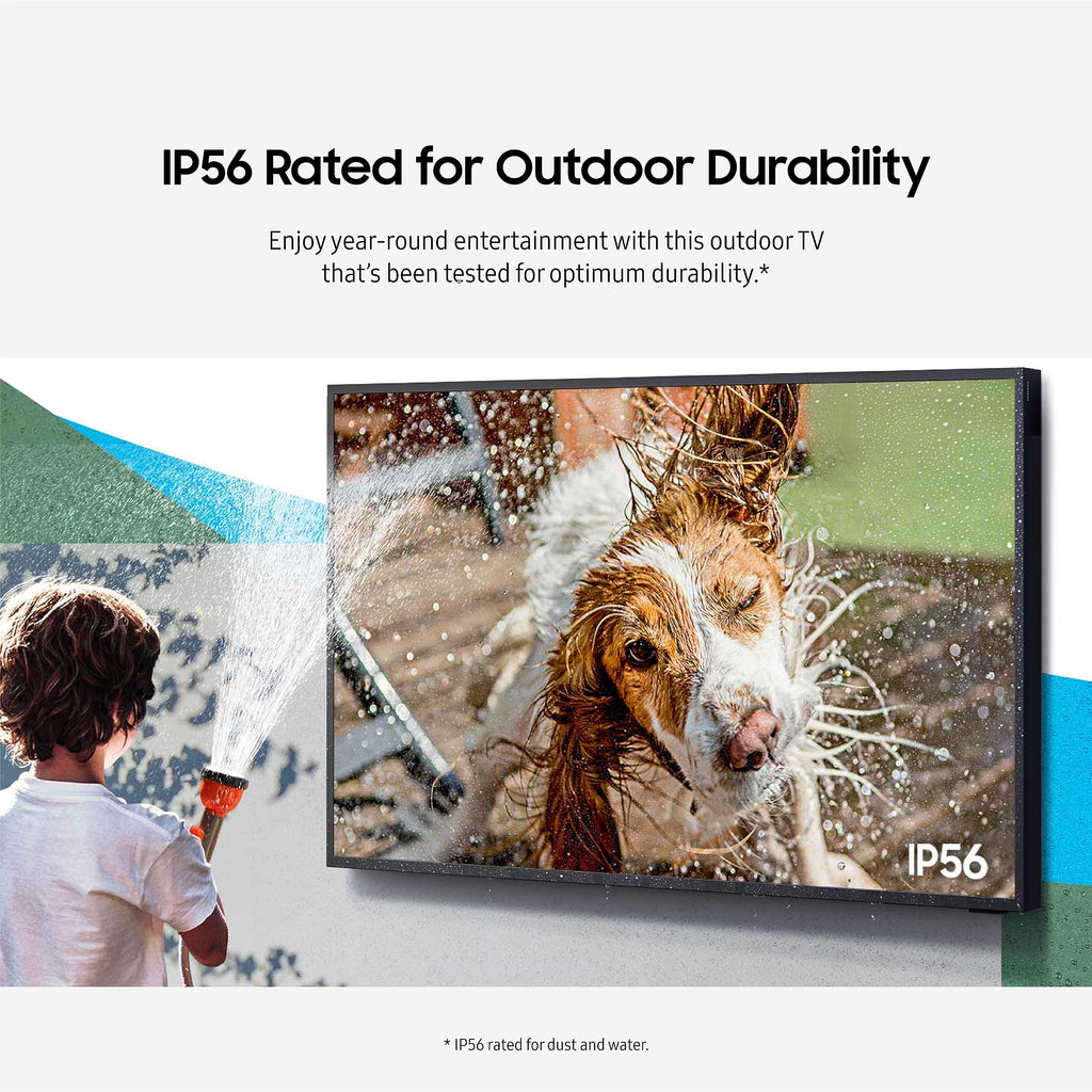 SAMSUNG 75-Inch Class QLED 4K The Terrace Full Sun Outdoor, Direct Full Array 16x, Weather Resistant, Wide Viewing Angle, Anti-Glare Smart TV w/ Alexa Built-In (QN75LST9TAFXZA, Latest Model)