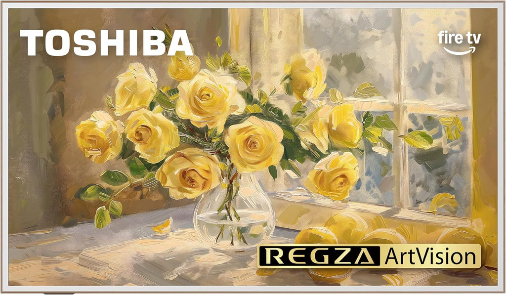 Toshiba 55" G700 Series ArtVision 4K UHD Smart Fire TV (55G700SU, 2026 New) - QLED, Native 165Hz, Art Gallery Mode, Anti-Glare Screen, REGZA Engine ZRi, DTS Virtual:X, Included Art Frame