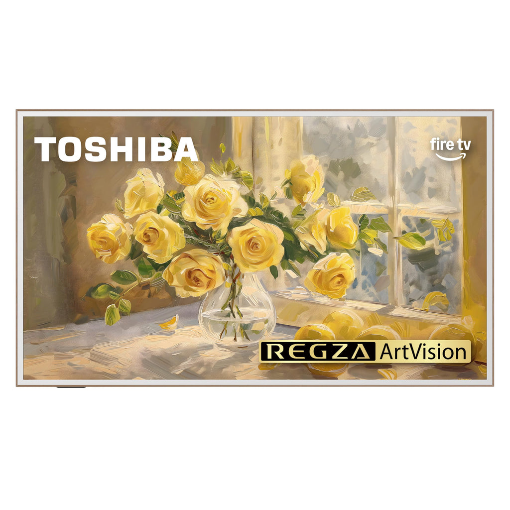 Toshiba 55" G700 Series ArtVision 4K UHD Smart Fire TV (55G700SU, 2026 New) - QLED, Native 165Hz, Art Gallery Mode, Anti-Glare Screen, REGZA Engine ZRi, DTS Virtual:X, Included Art Frame