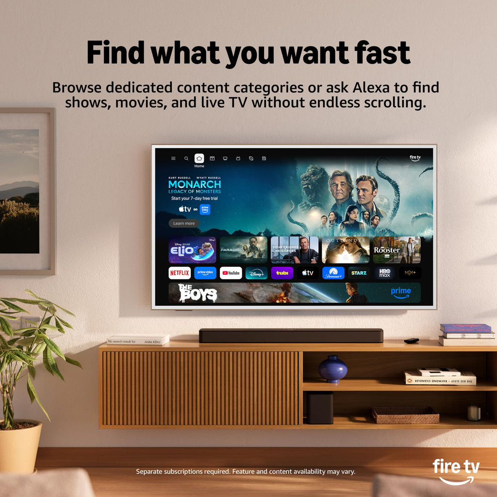 Toshiba 55" G700 Series ArtVision 4K UHD Smart Fire TV (55G700SU, 2026 New) - QLED, Native 165Hz, Art Gallery Mode, Anti-Glare Screen, REGZA Engine ZRi, DTS Virtual:X, Included Art Frame