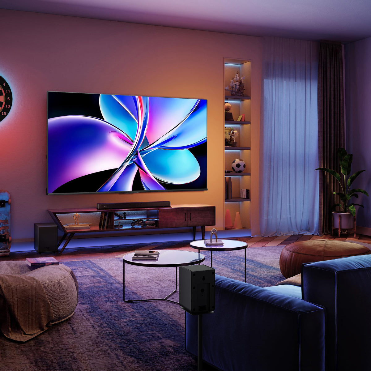 Hisense 65" Class QD7 Series Mini-LED 4K UHD Smart Fire TV (65QD7QF, 2025 Model) - QLED, HDR10+, Dolby Vision, Dolby Atmos, Game Mode Plus, ALLM, Alexa Built in with Voice Remote, Streaming TV, Black